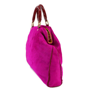 Louis Vuitton Pink Pony Hair Motard Cartoon Firebird Vintage Bag