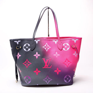 Louis Vuitton Monogram Midnight Fuschia Neverfull MM bag