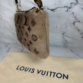 Louis Vuitton Milla Mink Pochette Bag