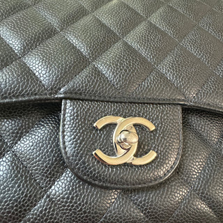 Chanel Caviar Jumbo Double Flap Bag