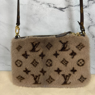 Louis Vuitton Milla Mink Pochette Bag