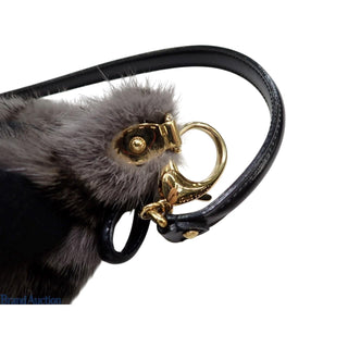 Louis Vuitton Gray Monogram Mink Fur Milla Bag