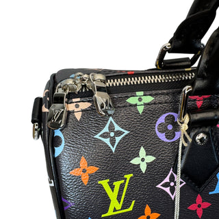 Louis Vuitton Murakami Multicolor Monogram Speedy Noir bag 30