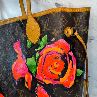 Louis Vuitton Vintage Roses Neverfull Bag
