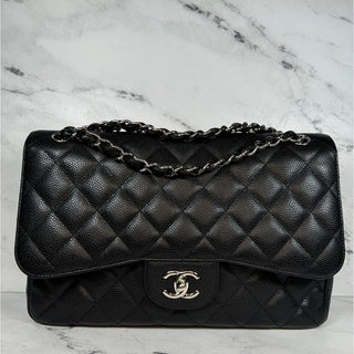 Chanel Caviar Jumbo Double Flap Bag