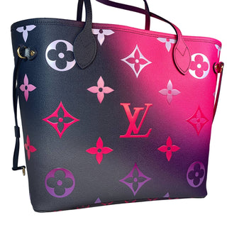 Louis Vuitton Monogram Midnight Fuschia Neverfull MM bag