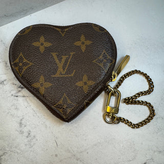 Louis Vuitton Monogram Heart Coin Purse