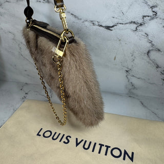 Louis Vuitton Milla Mink Pochette Bag