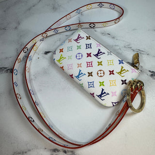 Louis Vuitton Murakami Multicolor Phone Holder LV X TM Pouch Rare New 2025