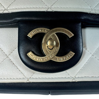 Chanel 2014 B&W Medium Flap Bag