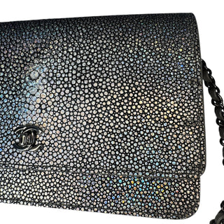 Chanel Iridescent Stingray Wallet on Chain Bag