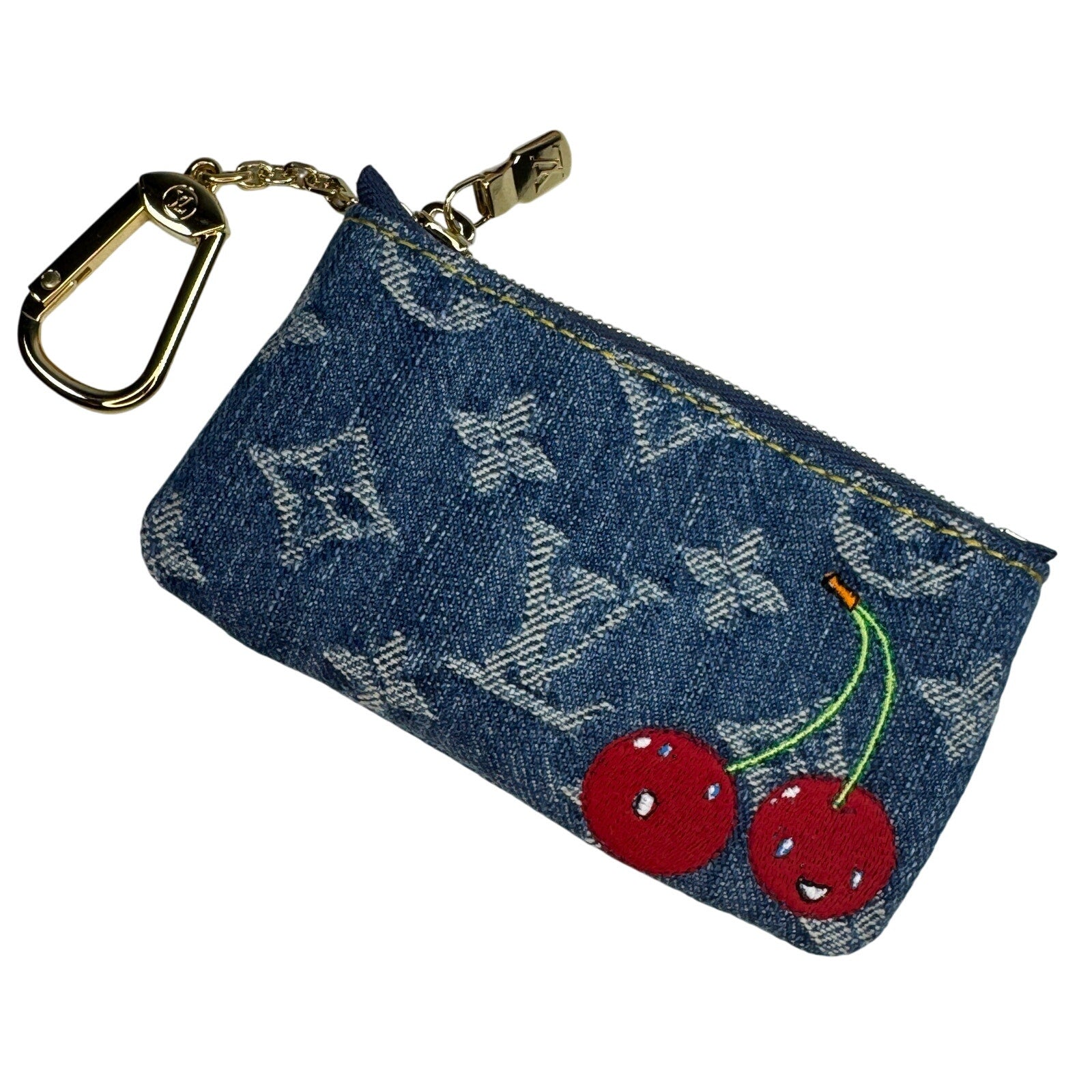 Louis Vuitton LV X TM Denim Cherry Key Pouch – Kueeny.com