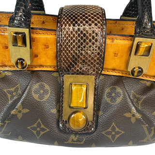 Louis Vuitton Monogram Ostrich Macha Waltz Bag