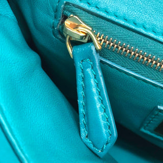 Fendi Teal Mini Peekaboo Bag