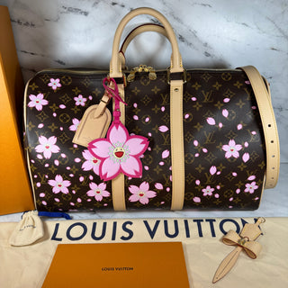 Louis Vuitton Murakami Cherry Blossom Keepall Bag 45
