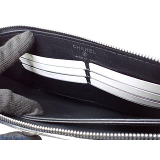 Chanel 20P Metallic Silver Ruffled Clutch Bag