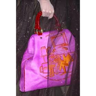 Louis Vuitton Pink Pony Hair Motard Cartoon Firebird Vintage Bag