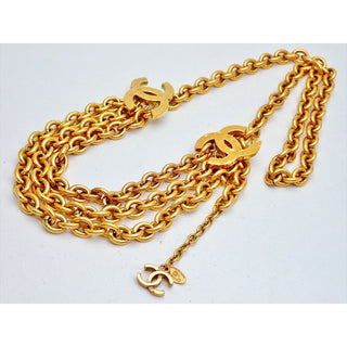 Chanel Vintage CC Triple-Chain Necklace/Belt