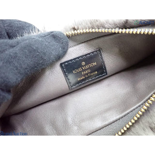Louis Vuitton Gray Monogram Mink Fur Milla Bag
