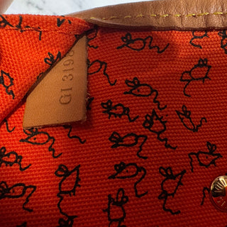 Louis Vuitton Catogram Neverfull Bag Ivory MM Grace Coddington Cat LV RARE tote