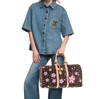 Louis Vuitton Murakami Cherry Blossom Keepall Bag 45