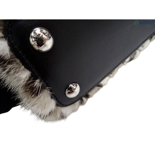 Louis Vuitton Snow Leopard Mink Fur Capucines BB Bag