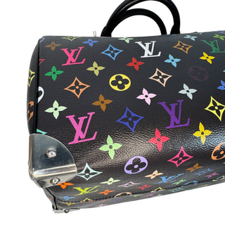 Louis Vuitton Murakami Multicolor Monogram Speedy Noir bag 30