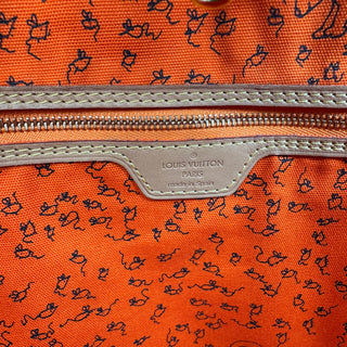 Louis Vuitton Catogram Neverfull Bag Ivory MM Grace Coddington Cat LV RARE tote