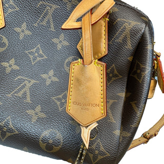 Louis Vuitton Monogram Chain Speedy 20 Bag