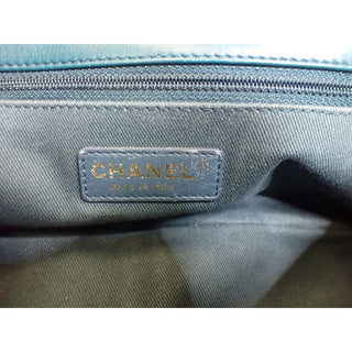 Chanel Quilted Teal Flap Bag