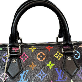 Louis Vuitton Murakami Multicolor Monogram Speedy Noir bag 30