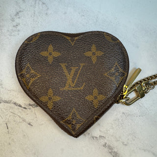 Louis Vuitton Monogram Heart Coin Purse