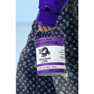 Louis Vuitton Purple Paint Can bag