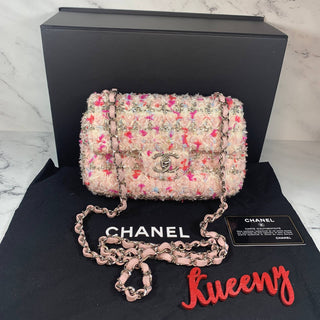 Chanel Tweed Ribbon Mini Flap bag